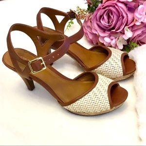 CHAPS Ankle Strap Heeled Sandals